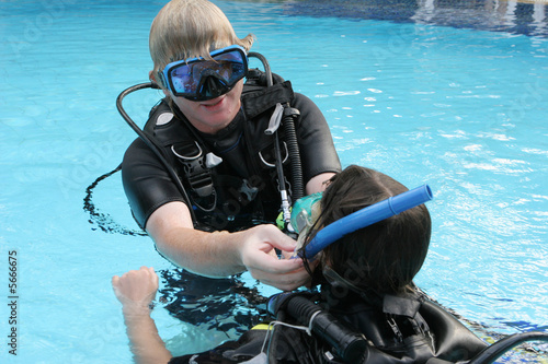 Photo: Scuba diving instructor Scuba diving instructor
