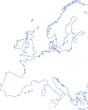 Europa Karte mit Grenzen