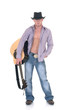 Handsome young male country & western singer, 