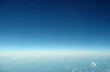 high altitude aerial view across the earth