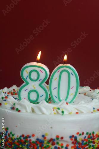 Foto: Birthday Cake - Eighty Birthday Cake - Eighty
