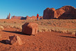 The Monument Valley in Arizona