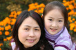 little asian girl and her mother