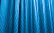 Blue curtain  background. Movie curtain background
