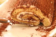 Buche de Noel entamee