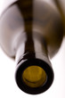 Flaschenhals geöffneter Flasche für Wein aus Buntglas