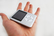 lecteur mp4, mp3 posé sur paume lecteur mp4, mp3 posé sur paume