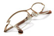Beautiful and modern glasses in a gold frame