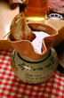 Toasted bread in red wine jar (Istarska supa) Toasted bread in red wine jar (Istarska supa)