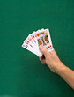 Fictitious poker hand