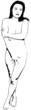 Girl BW 2008_03 - detailed illustration