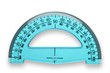 Protractor with clipping path Protractor with clipping path
