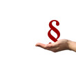 Paragraph / Impressum auf der Hand Paragraph / Impressum auf der Hand
