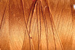 gold golden brown thread fabric wool yarn wrapped spool gold golden brown thread fabric wool yarn wrapped spool