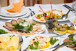 good served luxury banquet table good served luxury banquet table