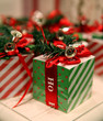 Small Gifts wrapped for Christmas