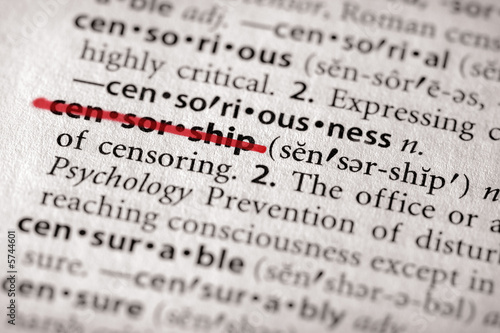Photo: "censorship" censored. Many more word photos in my portfolio.. "censorship" censored. Many more word photos in my portfolio..