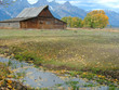Old Mormon colony, Grand Teton National Park, Wyoming.