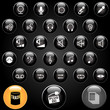 web icons set vector 