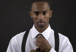 Foto: African American model posing for a fashion shot African American model posing for a fashion shot