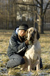 Gil with dog