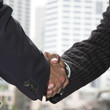 Photo: Businessmen shaking hands. Businessmen shaking hands.