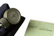 Sphygmomanometer and NHS prescription pad Sphygmomanometer and NHS prescription pad