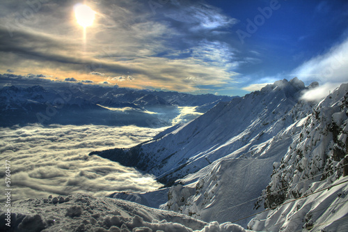 Blick vom Hafelekar ins Oberinntal Blick vom Hafelekar ins Oberinntal