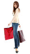 Beautiful shopping girl