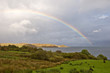 Rainbow above the lake, Isle of Skye, Scotland Rainbow above the lake, Isle of Skye, Scotland