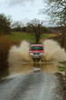 Four Wheel-Drive in Floodwater on County Road