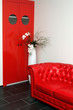 Red sofa, Japanese style room