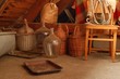 old attic scenery