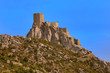 roussillon : chateau cathare de queribus
