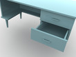 desk. 3d