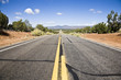 Road through Manti La Sal Forest in Utah, USA (A)