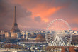 Paris under a thunder-charged sky Paris under a thunder-charged sky
