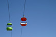 Gondolas over a Northern California amusement park