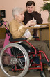 Portrait of the old woman. Portrait of the old woman.