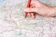 Carte et itinéraire routier