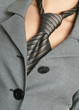 Detail of a business woman suit with tie