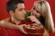 Young enamoured couple.