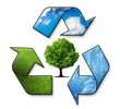 Recycle Symbol - Air, Water, Earth Recycle Symbol - Air, Water, Earth
