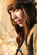 Young, tall, brown-eyed woman