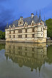 chateau d'azay-le-rideau, touraine, france