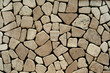 Detail of a stone wall structure