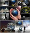 Various hardware, business, and computer images