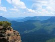 canvas print picture  Blue Mountains - Aussicht V