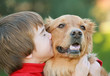Photo: Boy Kissing Dog Boy Kissing Dog