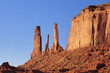 Photo: Closeup of Three Sisters Mesa, Monument Valley, Navajo Nation Closeup of Three Sisters Mesa, Monument Valley, Navajo Nation
